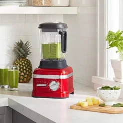Batidora de vaso Licuadora Artisan Power Plus roja - 5KSB8270 - KitchenAid + REGALO 2 mini cocotte Caribe