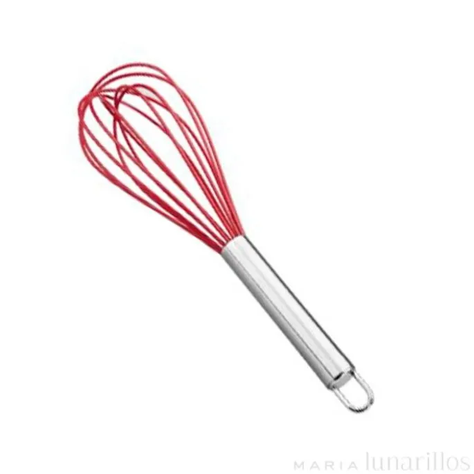 Batidor con varillas de silicona y mango inox 27 cm - Lacor