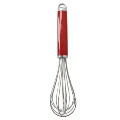 Batidor de varillas rojo 28 cm - Acero inoxidable - KitchenAid