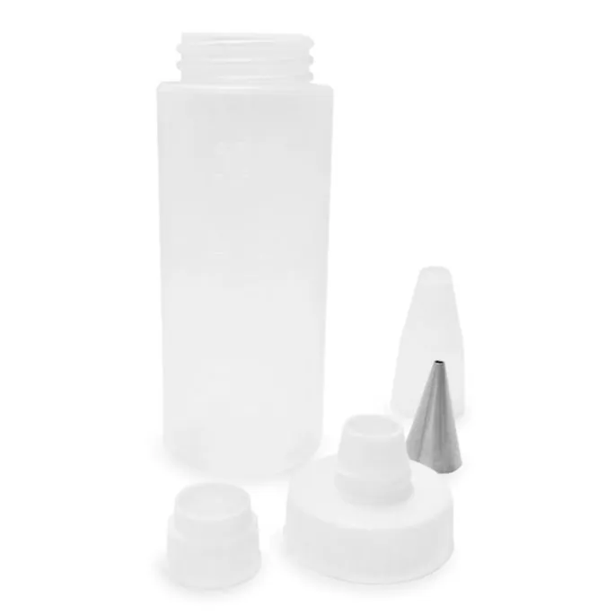 Biberones dosificadores con boquillas 185 ml (2) - ScrapCooking