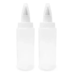 Biberones dosificadores con boquillas 185 ml (2) - ScrapCooking