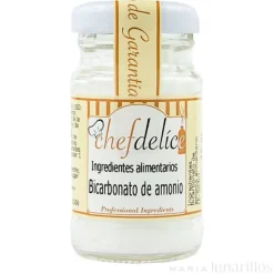 Bicarbonato de amonio o hartshorn 45 gr - Sin gluten - Chefdelíce