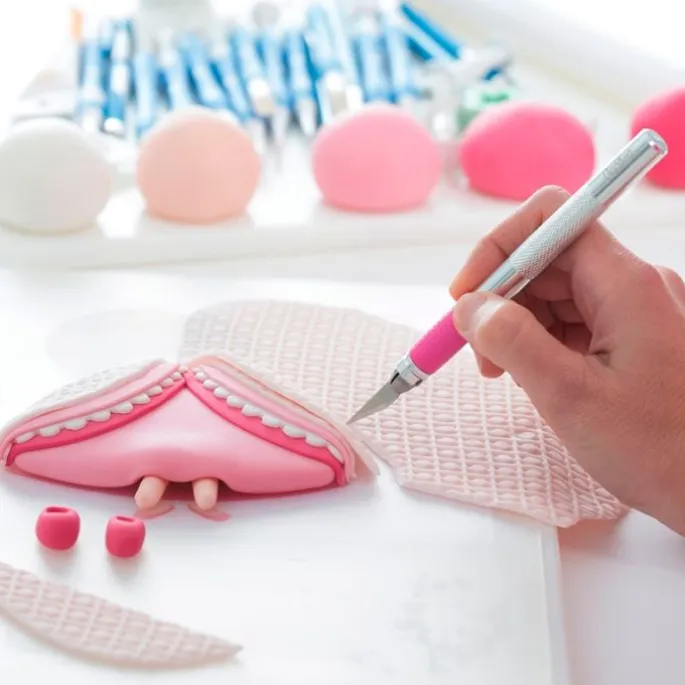 Bisturí para decorar con agarre antideslizante - Decora