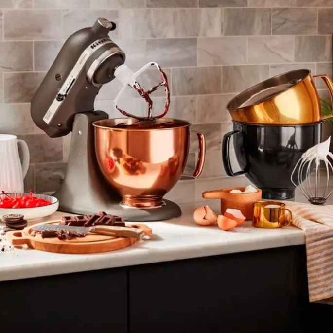 Bol acero inoxidable negro radiant 4,8 litros - 5KSM5SSBRB - KitchenAid