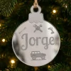 Bola personalizada grabada para árbol de Navidad - Mecánico