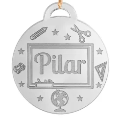 Bola personalizada grabada para árbol de Navidad - Profe