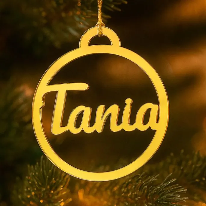 Bola personalizada para árbol de Navidad