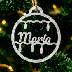 Bola personalizada para árbol de Navidad - Guirnalda de luces