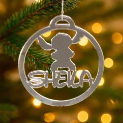 Bola personalizada para árbol de Navidad - Stitch
