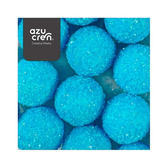 Bolas de azúcar con purpurina azul 60 g - Azucren