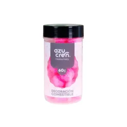 Bolas de azúcar con purpurina rosa fucsia 60 g - Azucren