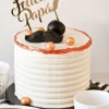Bolas de chocolate con purpurina bronce (8) - Sin gluten - Funcakes