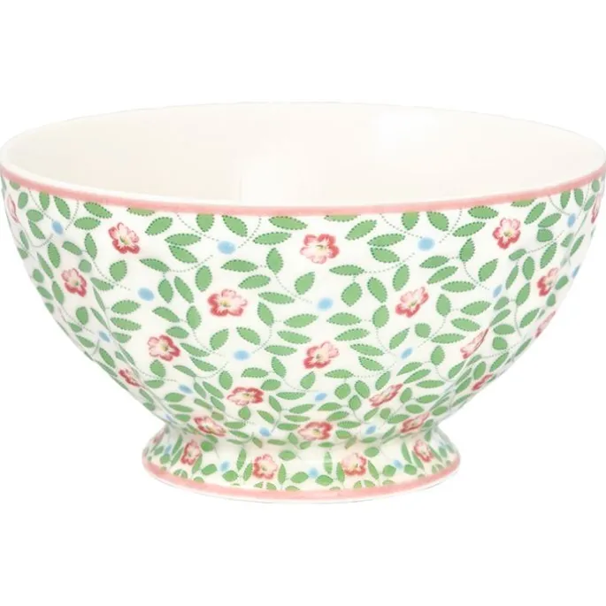 Bol de cerámica francés XL Lotta White 400 ml - GreenGate