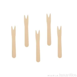 Boles rectángulo poliestireno aperitivos y postres (50) - Papstar + REGALO tenedores
