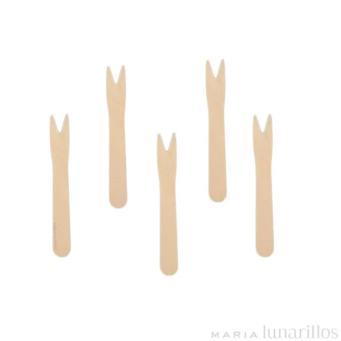 Boles rectángulo poliestireno aperitivos y postres (50) - Papstar + REGALO tenedores