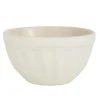 Bol estriado crema 400 ml - Mynte - Ib Laursen