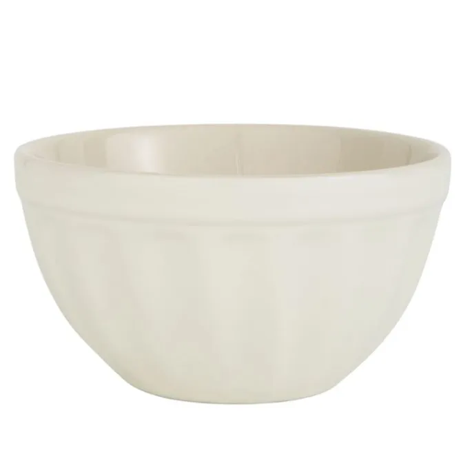 Bol estriado crema 400 ml - Mynte - Ib Laursen