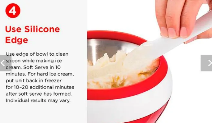 Bol heladera roja - Ice Cream Maker - Zoku