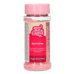 Bolitas de azúcar rosas 80 g - Funcakes