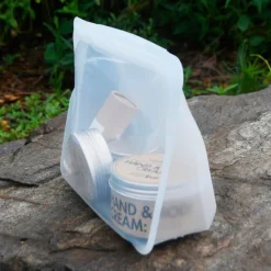 Bolsa ecológica reutilizable blanca con base Stand Up - Silicona - Stasher