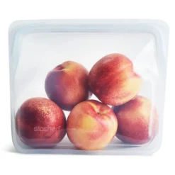 Bolsa ecológica reutilizable blanca con base Stand Up - Silicona - Stasher