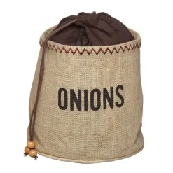 Bolsa para cebollas 22 cm - Arpillera - Kitchen Craft
