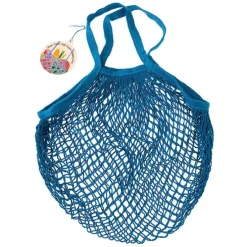 Bolsa para la compra de rejilla azul - Algodón orgánico - Rex London