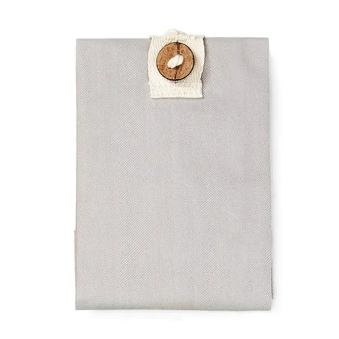 Bolsa reutilizable gris Boc'n'Roll Bio - Algodón orgánico - Roll'eat