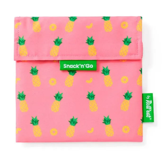Bolsa reutilizable Pineapple Snack'n'Go Fruits - Tela - Roll'eat