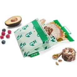 Bolsa reutilizable Racoon Snack'n'Go Animals - Tela - Roll'eat