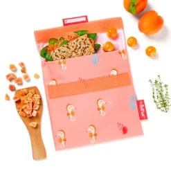Bolsa reutilizable Seahorse Snack'n'Go Animals - Tela - Roll'eat