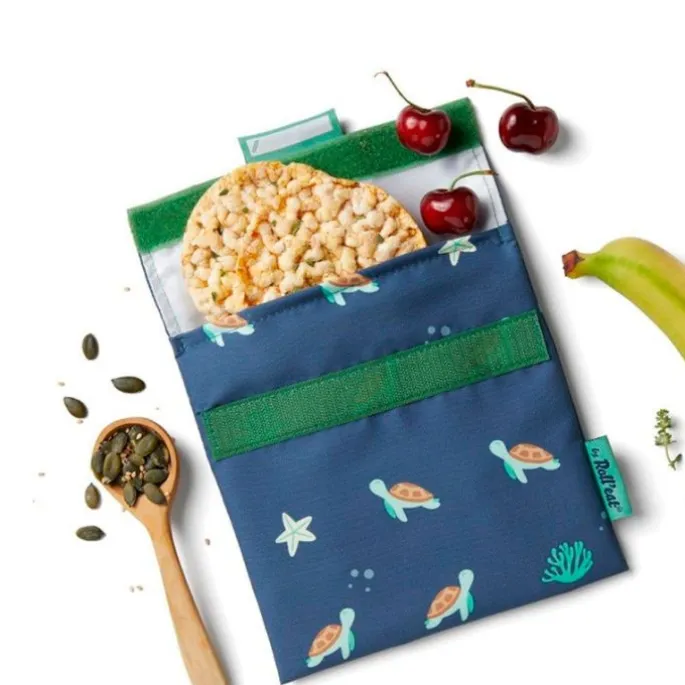 Bolsa reutilizable Turtles Snack'n'Go Animals - Tela - Roll'eat