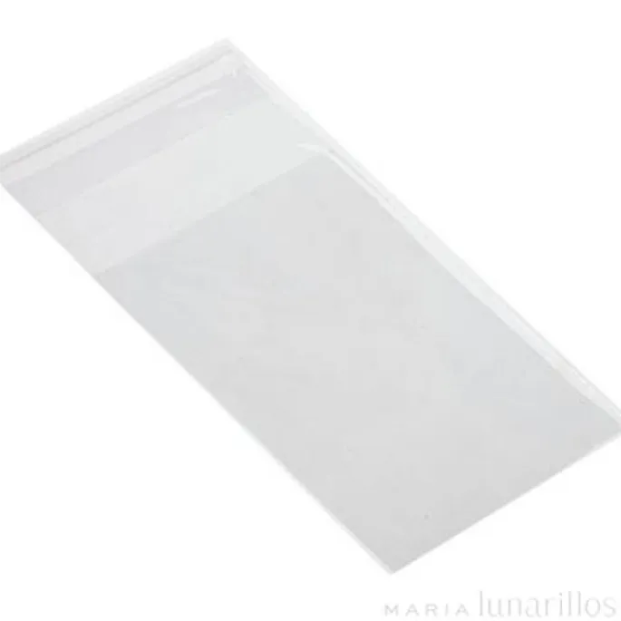 Bolsas celofán 22 x 32 cm solapa adhesiva (100)