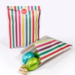 Bolsas de papel rayas multicolor (10) - Talking Tables
