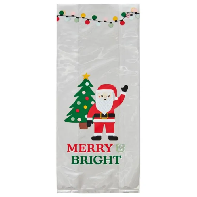 Bolsas para dulces y caramelos Papá Noel Navidad (20) - Wilton