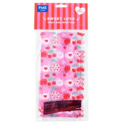 Bolsas para dulces y caramelos corazones Sweet Love (20) - PME