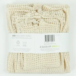 Bolsas para la compra de rejilla (3) - Algodón orgánico - A Slice of Green