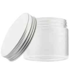 Bote de plástico transparente con tapa 150 ml