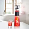 Botella con tapa 1 litro CASCADA - Vidrio - Gefu