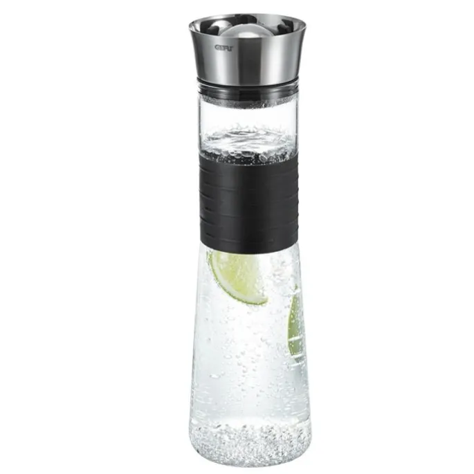 Botella con tapa 1 litro CASCADA - Vidrio - Gefu