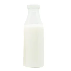 Botella de plástico transparente con tapón 500 ml
