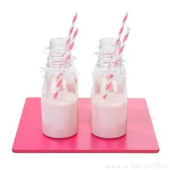 Botella de plástico transparente con tapón 200 ml