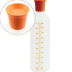 Botella redonda para sirope 1 litro - Decora