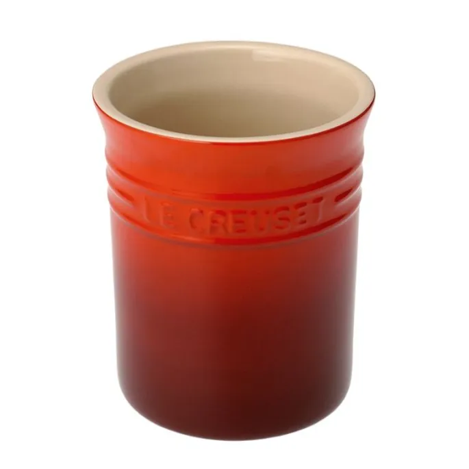 Bote para espátulas Cereza 12 cm - Cerámica de gres - Le Creuset