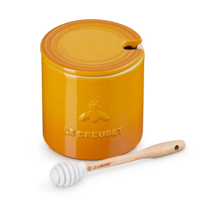 Bote para miel con tapa y cuchara 420 ml - Cerámica de gres - Le Creuset