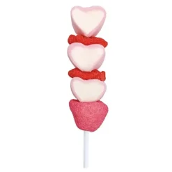Brocheta de gominolas San Valentín