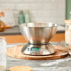 Báscula de cocina digital con bol de 1,5 litros KS-54 - Acero inoxidable - Beurer