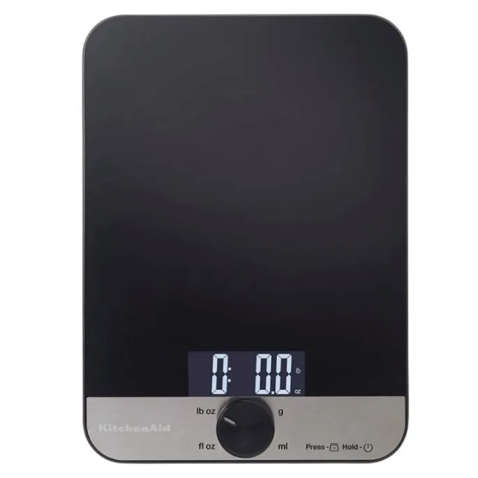 Báscula de cocina digital negra KQ908G - Vidrio - KitchenAid