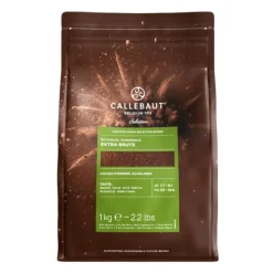 Cacao en polvo alcalinizado Extra Brute 22-24% 1 kg - Callebaut