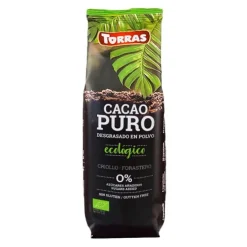 Cacao puro desgrasado en polvo ecológico 150 g - Sin gluten - Torras